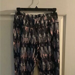 Calvin Klein Brand workout leggings, black, gray, pink colors, size M.